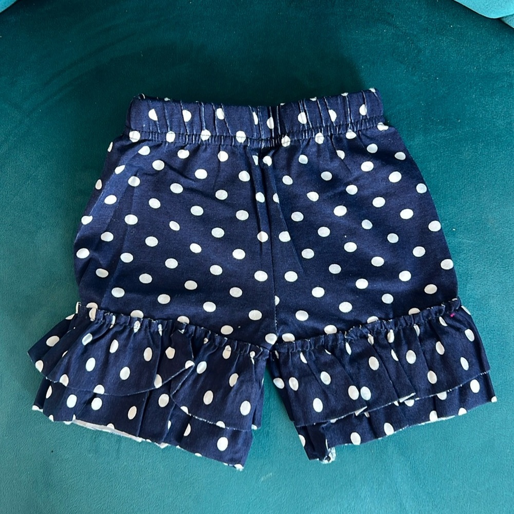 Boutique kids ruffle shorts